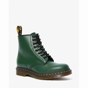 Dr Martens Férfi 1460 Smooth Bőr Lace Up Bakancs Zöld